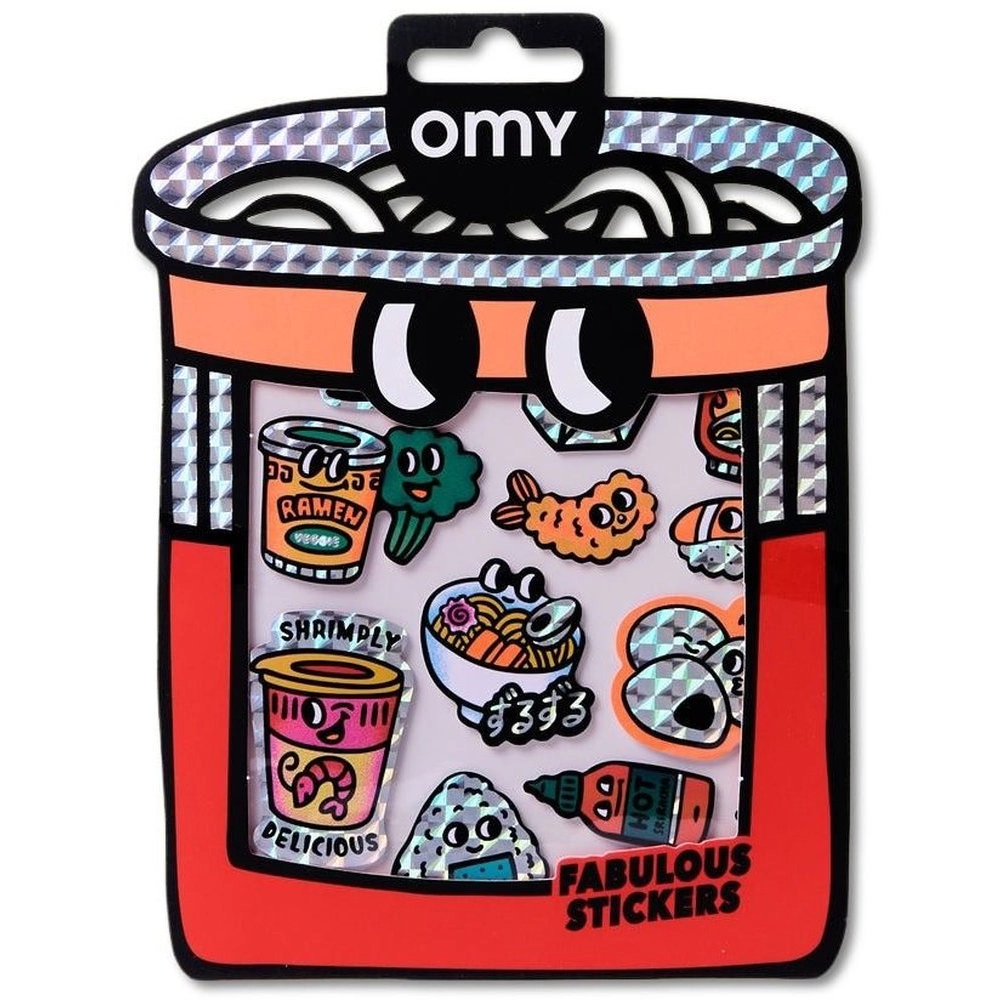 OMY Noodle Sticker Book Big 6 pcs