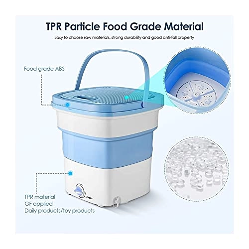 Mini Washing Machine - Folding Handle, Polypropylene Washing capacity: 2KG