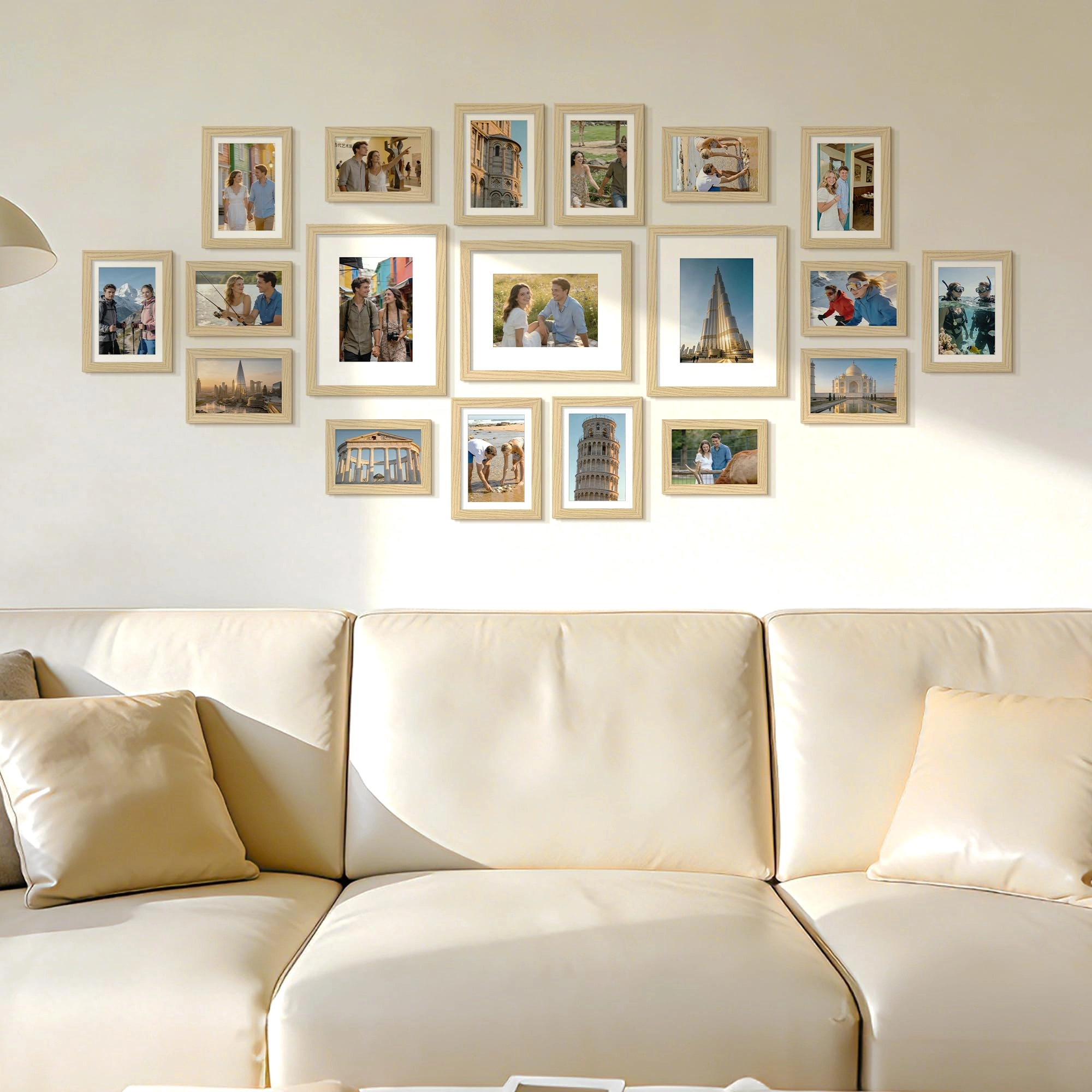10 Pack Picture Frames - 8x10, 5x7, 4x6