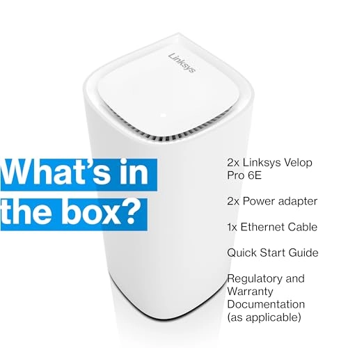 Velop Pro 6E - 802.11ac, 802.11ax, 802.11b, 802.11g, 802.11n 2 Pack