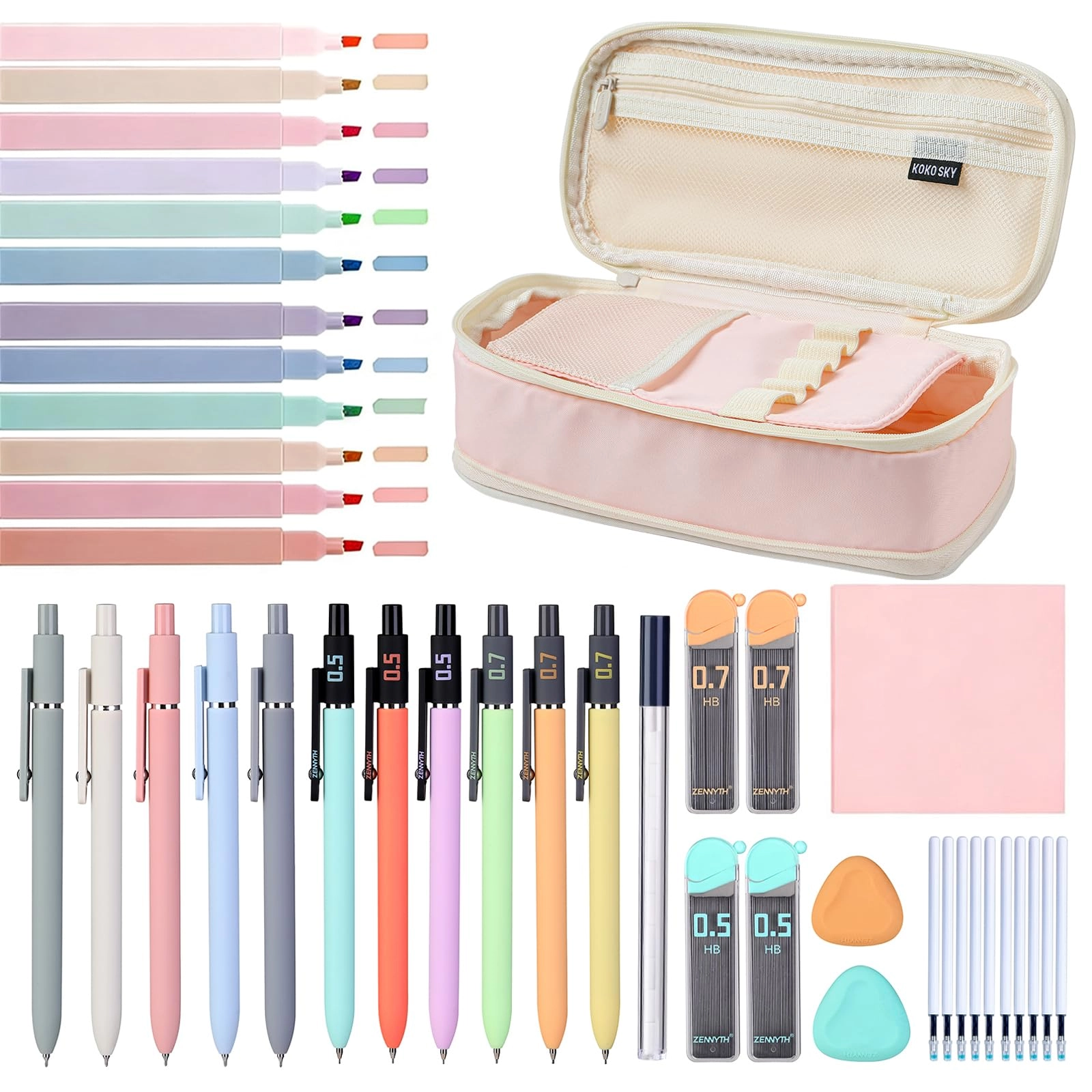 itawixs Aesthetic School Supplies - 37pcs Set