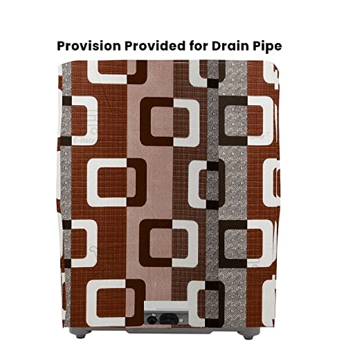 PVC Waterproof Front Load Washing Machine Cover - 5KG to 7.5KG Blue