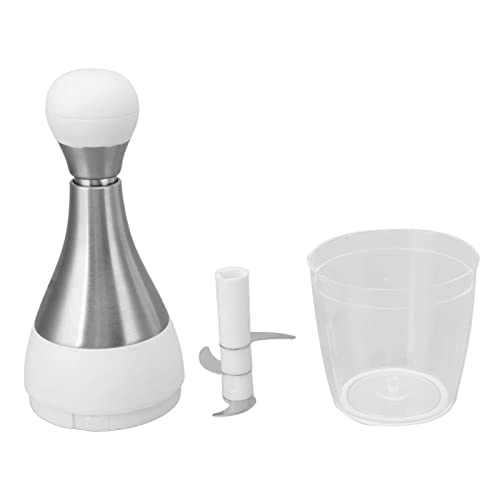 Food Chopper - Stainless Steel Manual Handheld