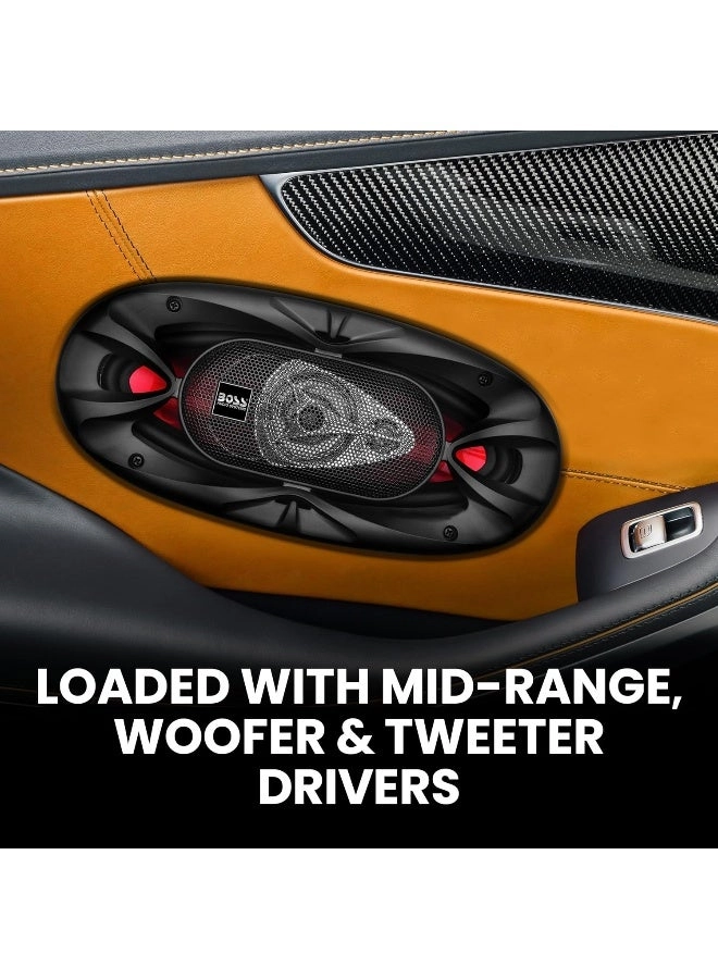 CH4330 - 6 x 9 Inch Coaxial 4 Way Full Range Design