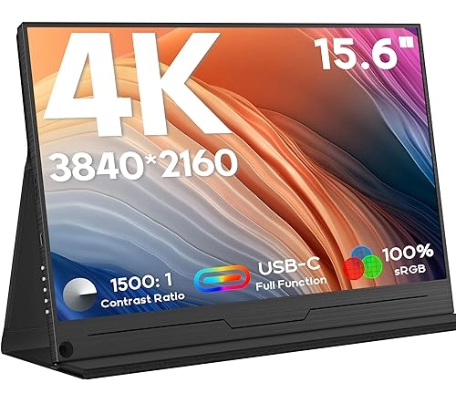 4K Portable Monitor - 3840x2160 pixels 15.6 Inches