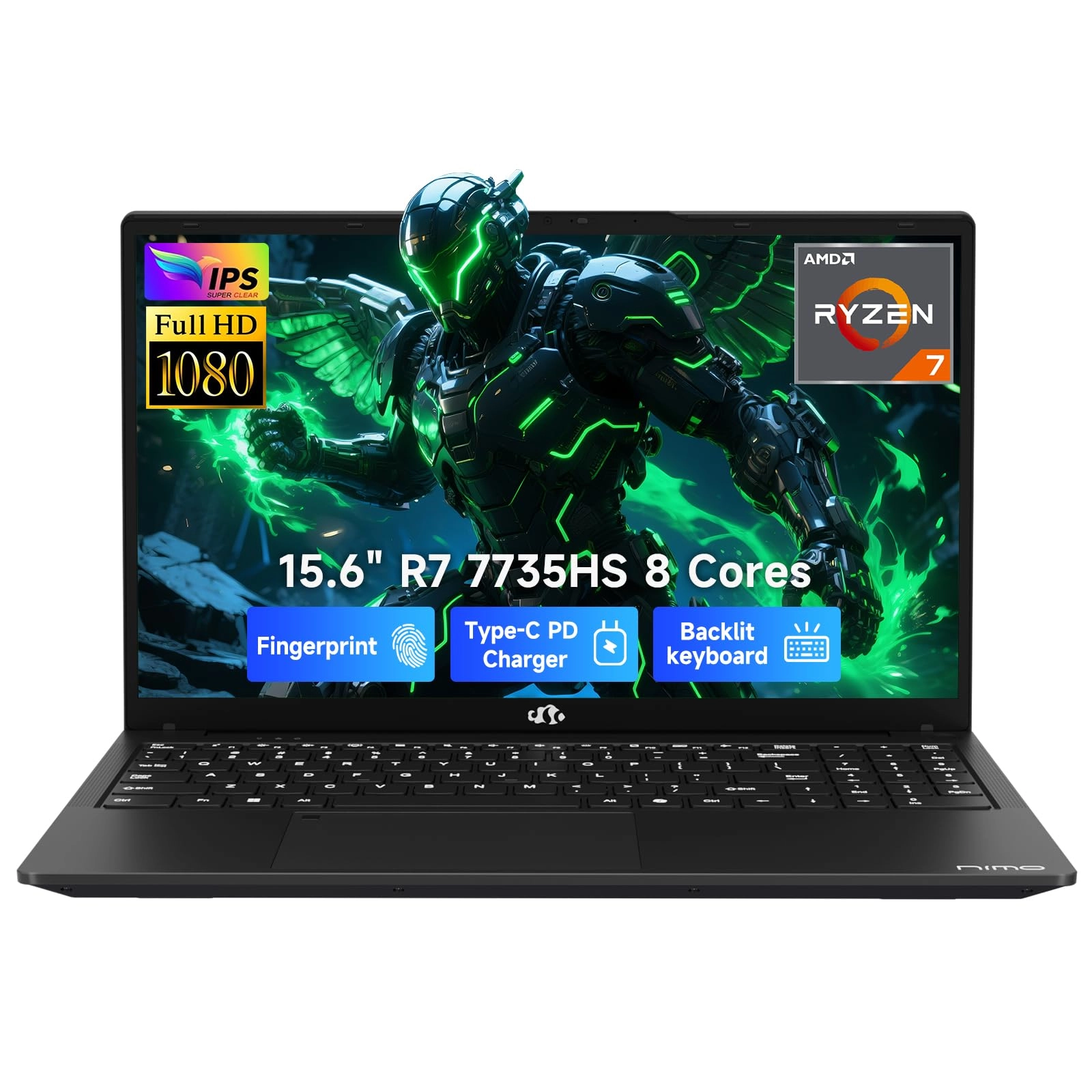 N159 - 15.6" 2TB 32GB 2048 GB Ryzen 7 7735HS