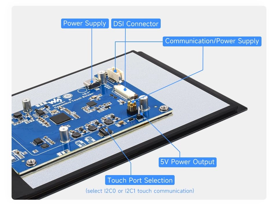 Capacitive Touch Display - 8 Inches 1280x800