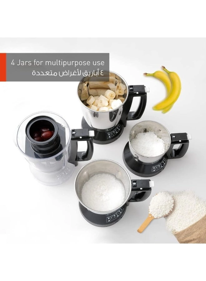 Mixer Blender - 4 Jar Stainless Steel