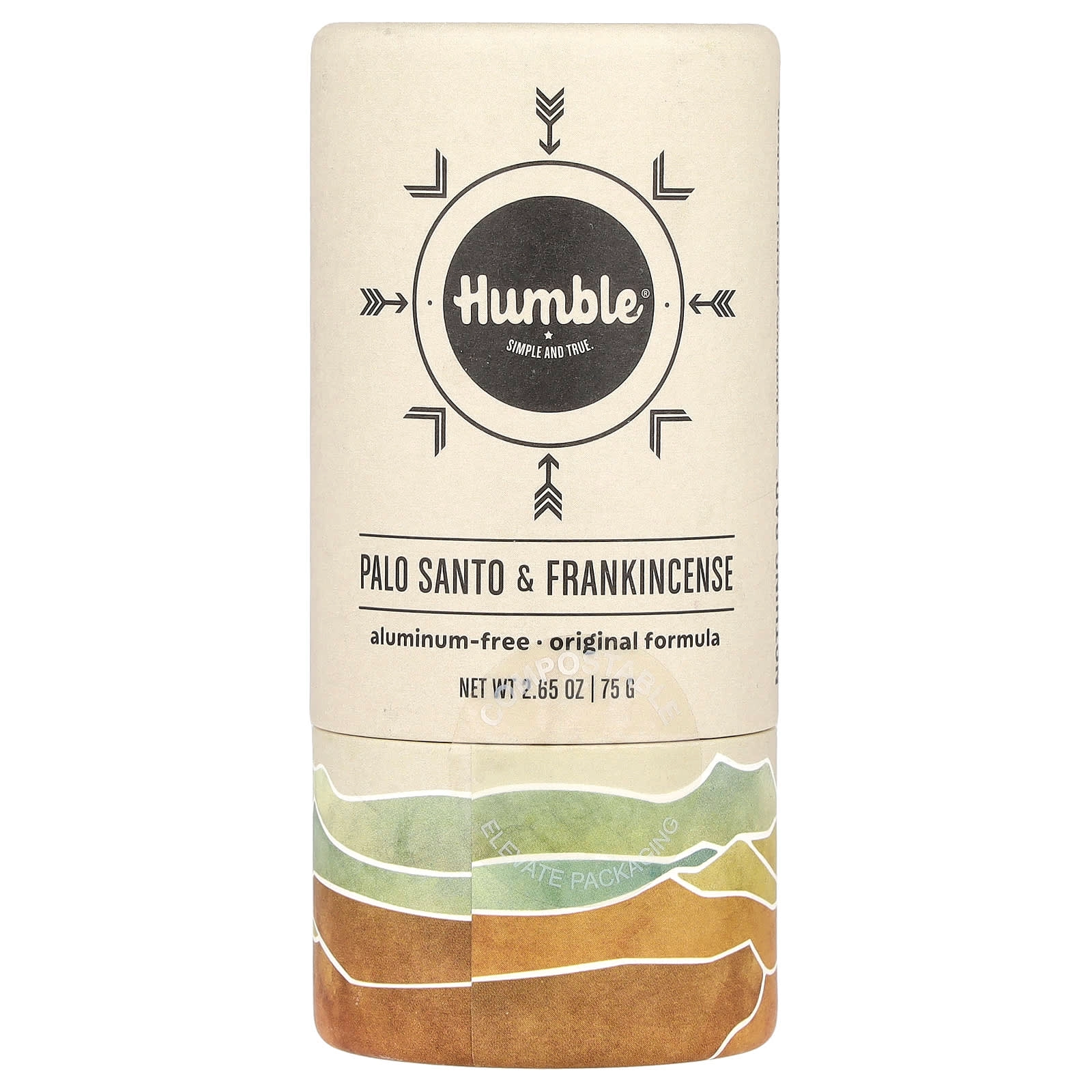 Humble Brands Aluminum-Free Deodorant - Palo Santo & Frankincense 75 g