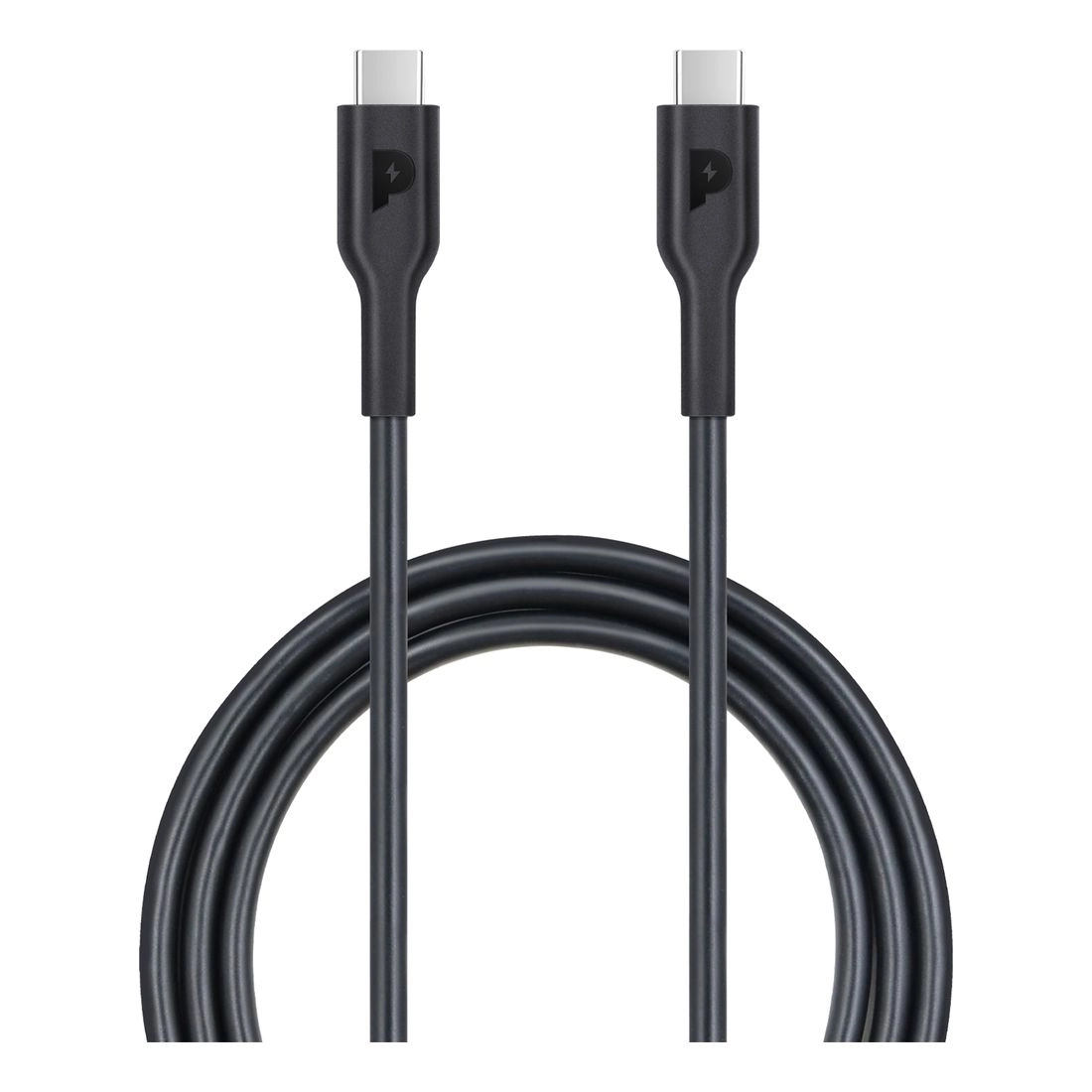 Powerology Type-C To Type-C Connector Cable 100W USB-C to USB-C 1.2m