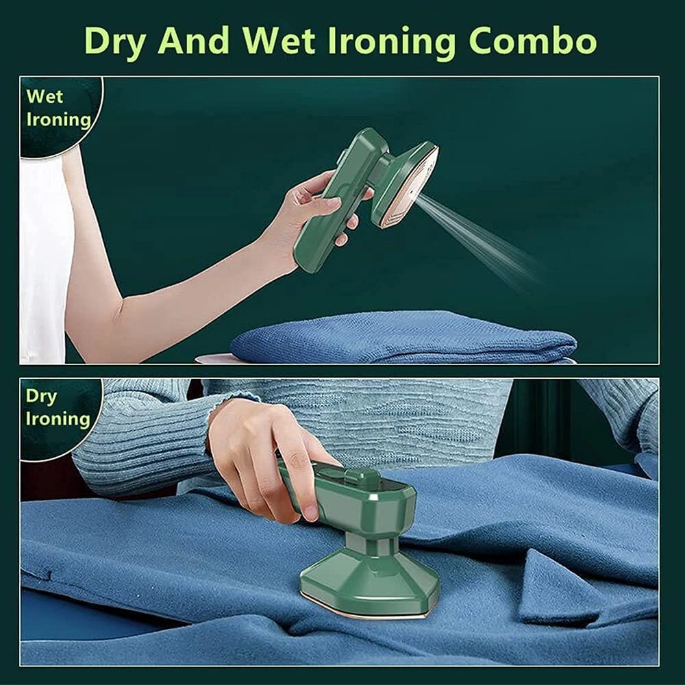 Geeni Travel Steamer Iron - Mini Portable Handheld Dry and Wet
