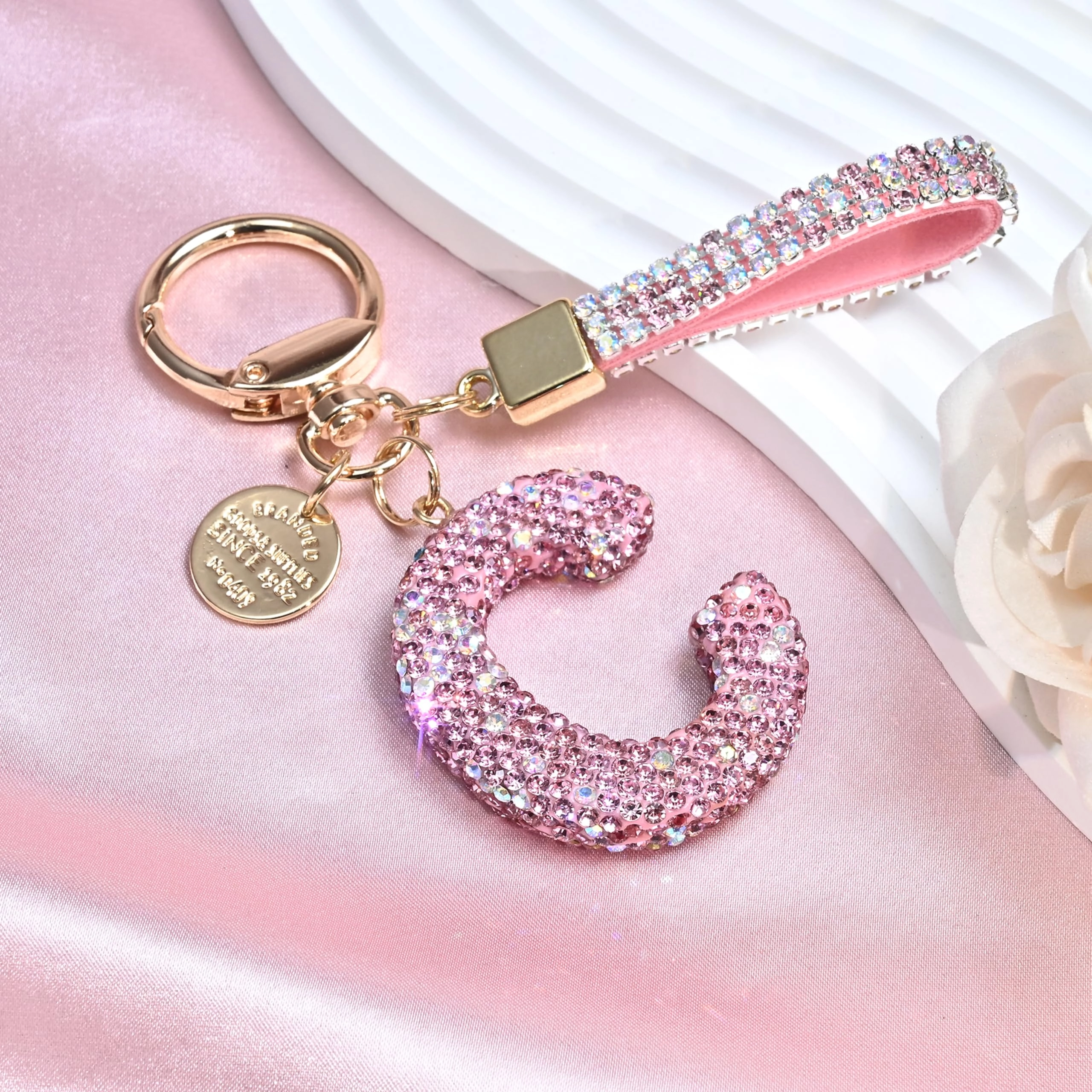 Initial Letter Keychain - Letter