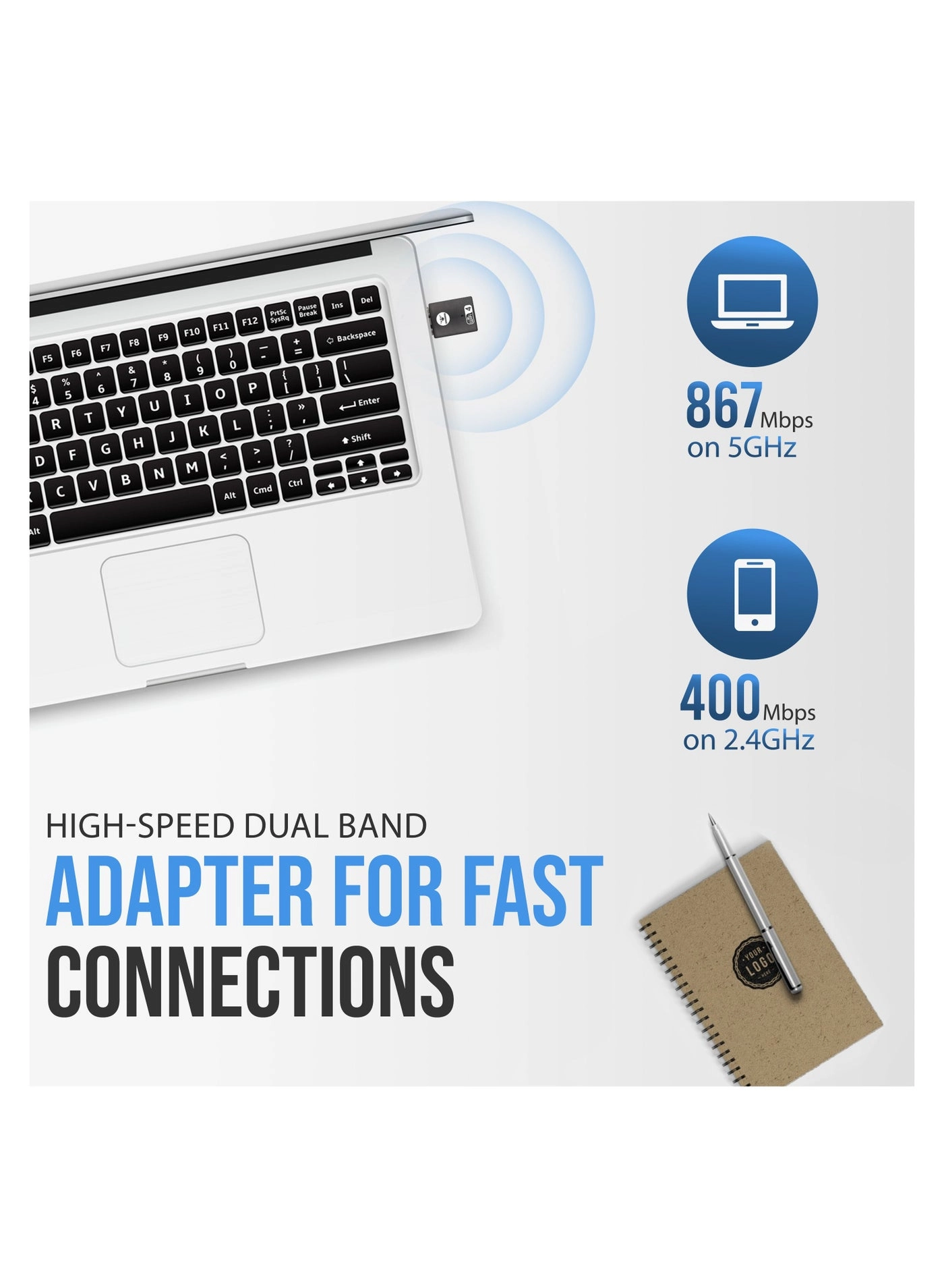 AirBULLET - Single Band USB WiFi 4