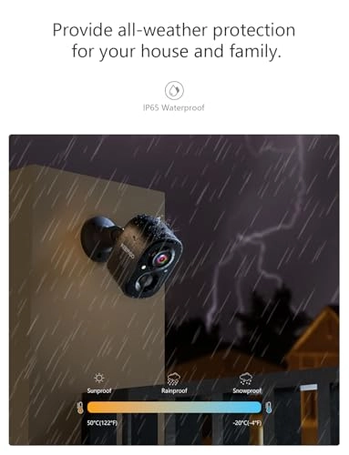 Wifi Battery Security Camera 2.5K