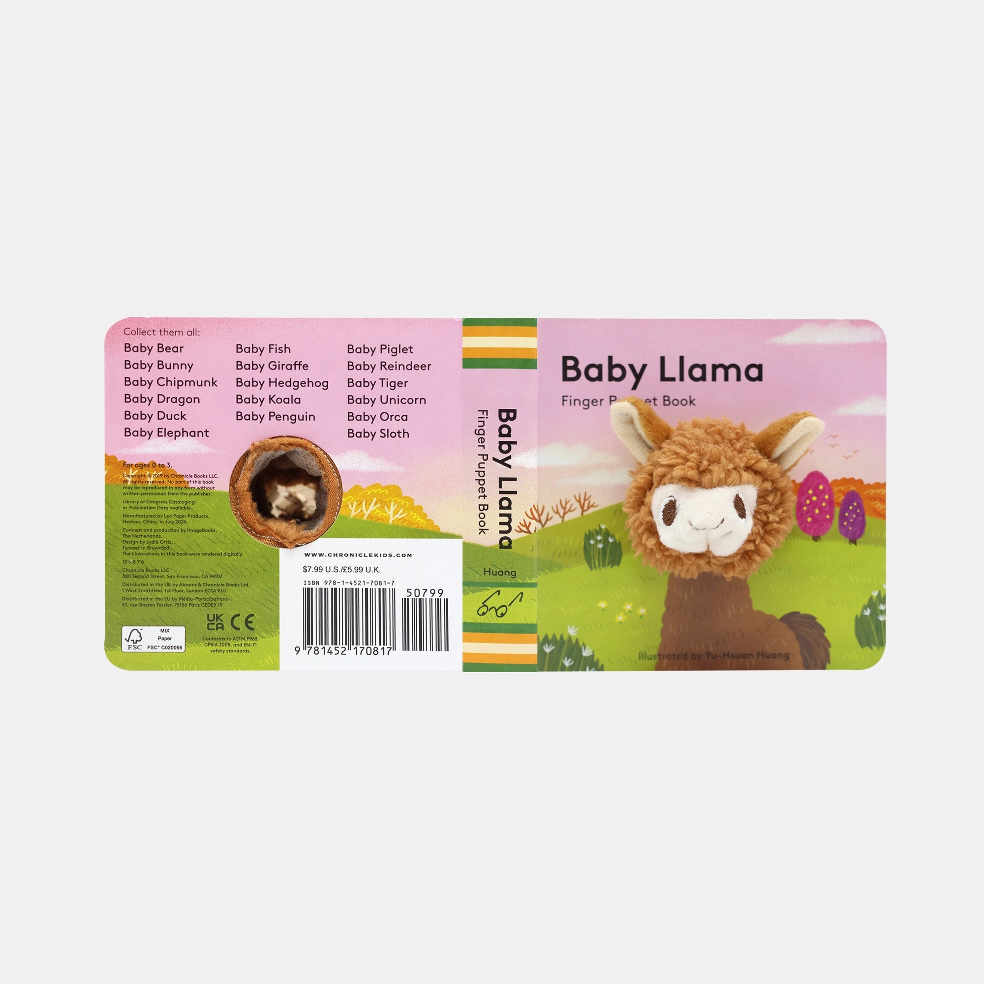 Baby Llama - Finger Puppet Book
