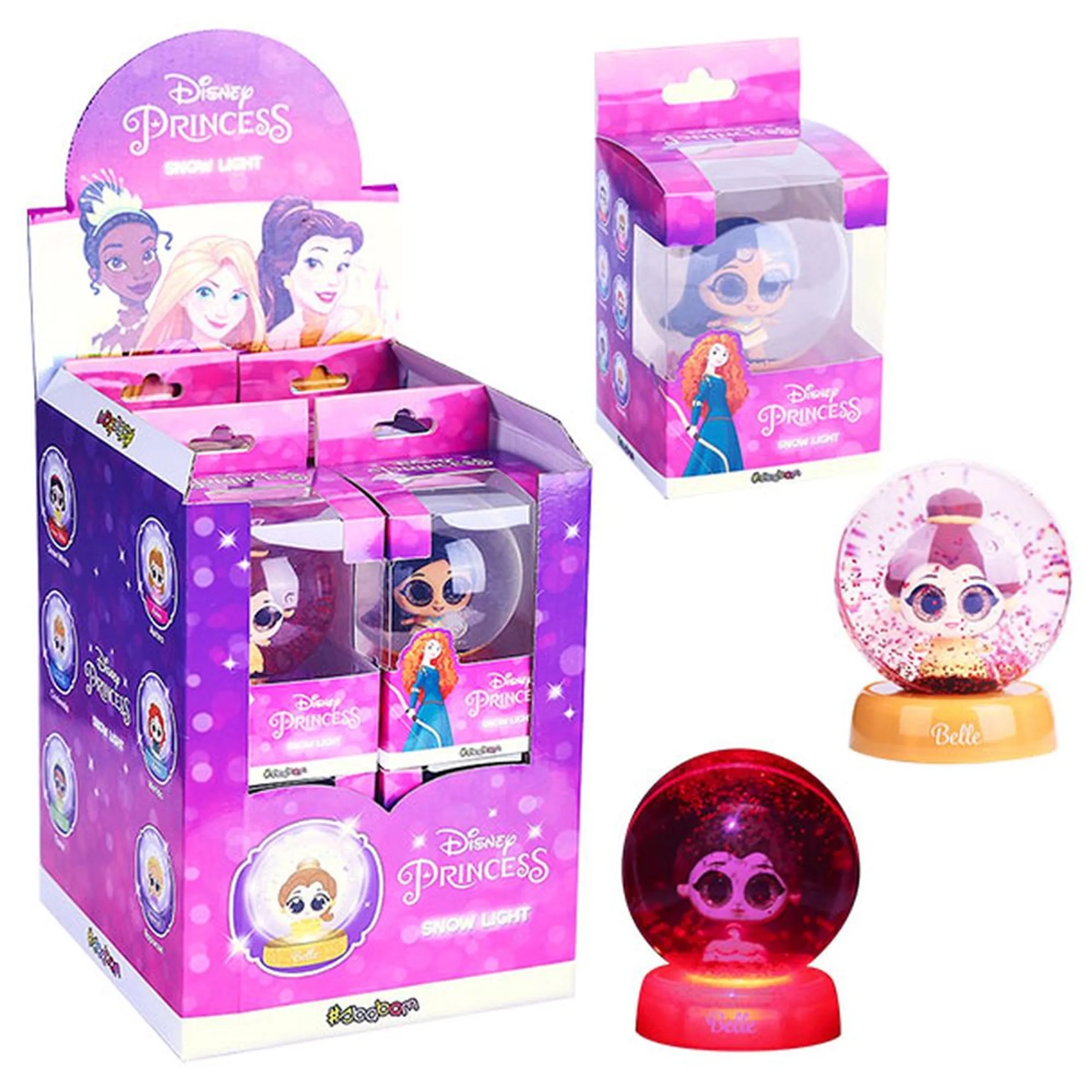 Disney Snow Light-Up Bouncing Balls - Suitable for 3 years & above 6 Pcs