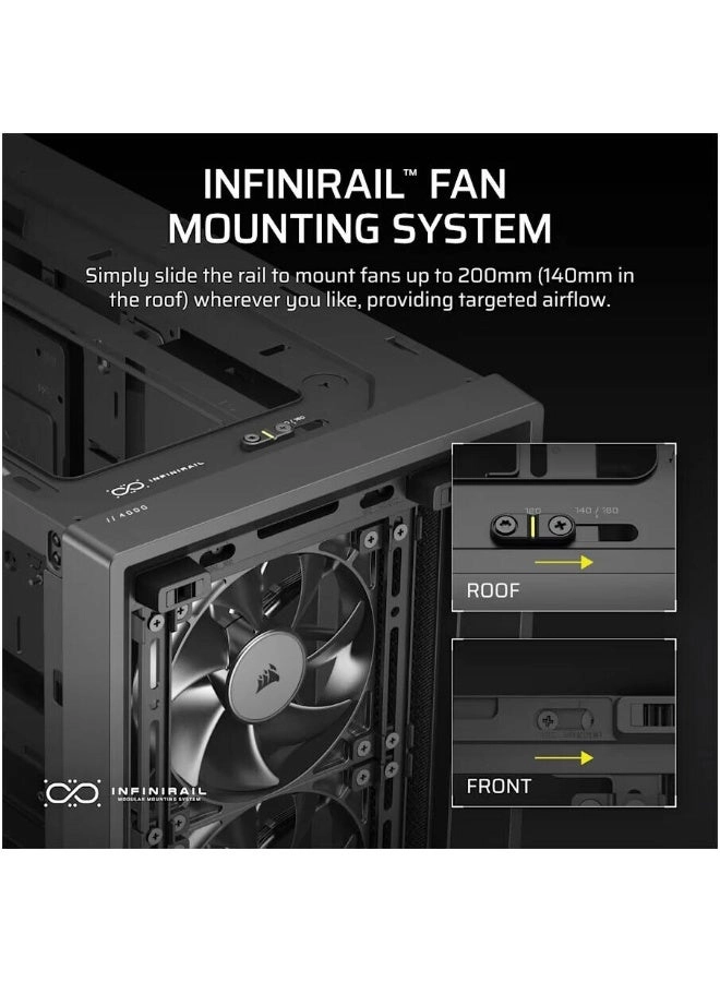 FRAME 4000D RS - TG Side Panel Mid-Tower ATX