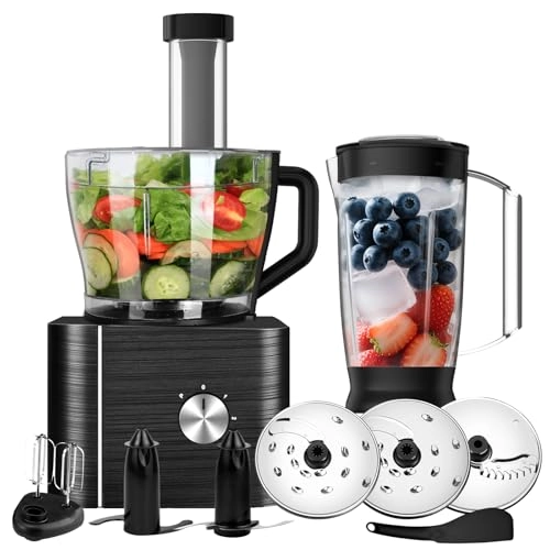 11-in-1 Food Processor and Blender - 3.2L 1100W