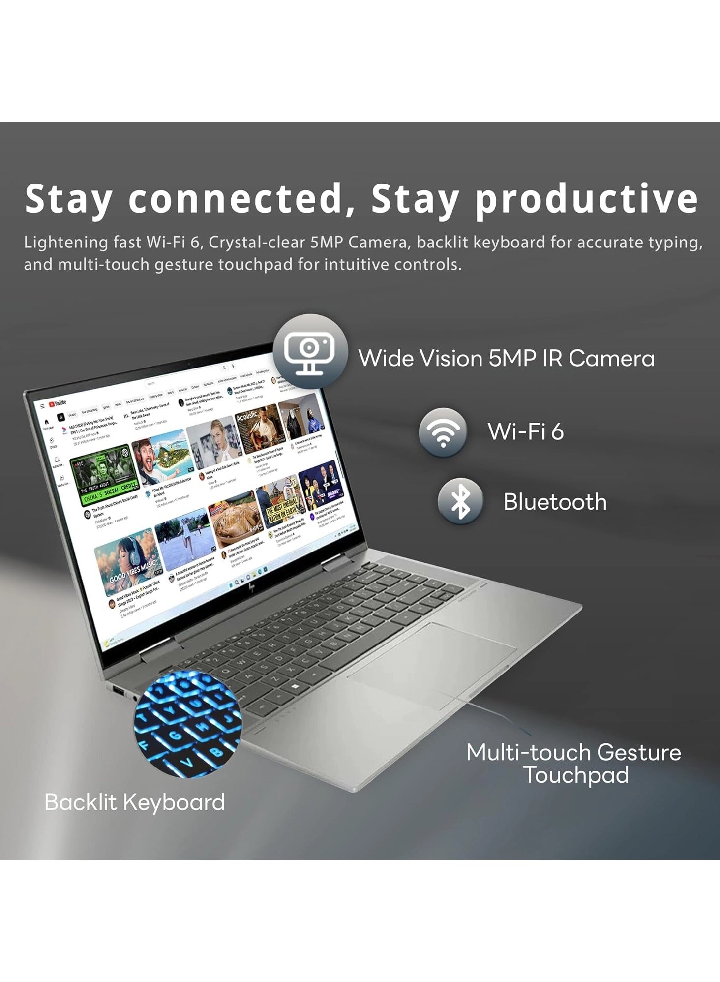 Envy x360 2-in-1 15 15-FE - 15.6'' Core Ultra 7 155U 32GB DDR5 1TB SSD