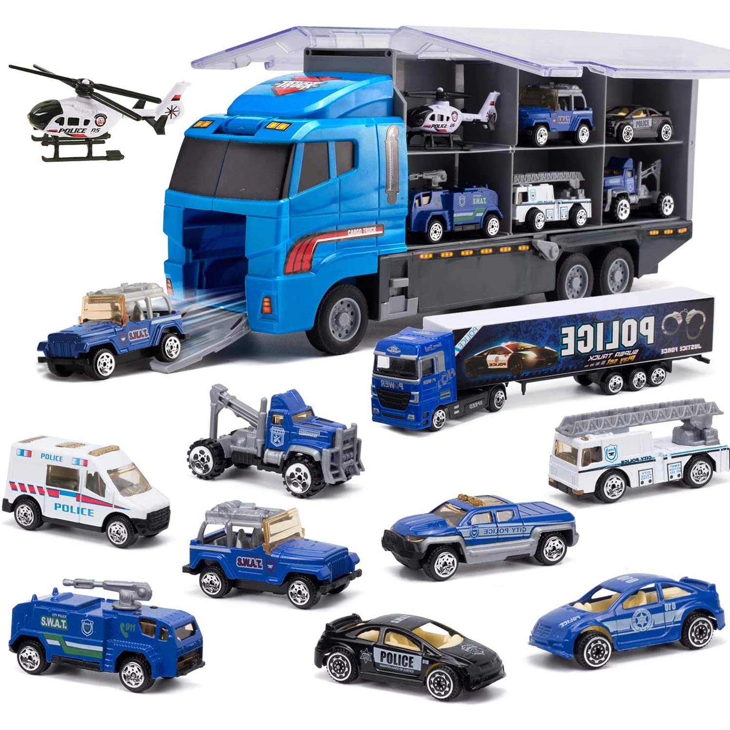 Joyfia 10 in 1 Police Toys