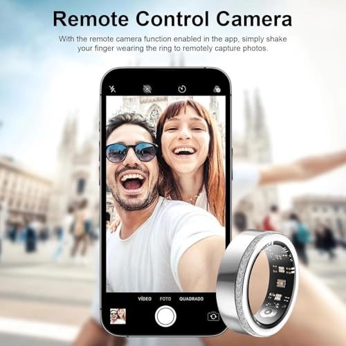 Health Tracker Smart Ring - IP68 Waterproof Heart Rate Blood Oxygen