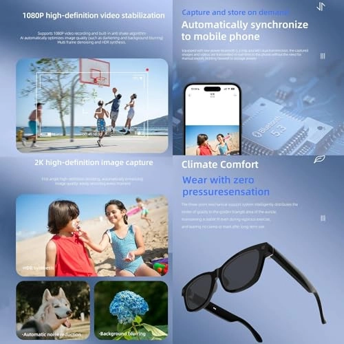 745646 - AI Smart Glasses 500W HD 1080P