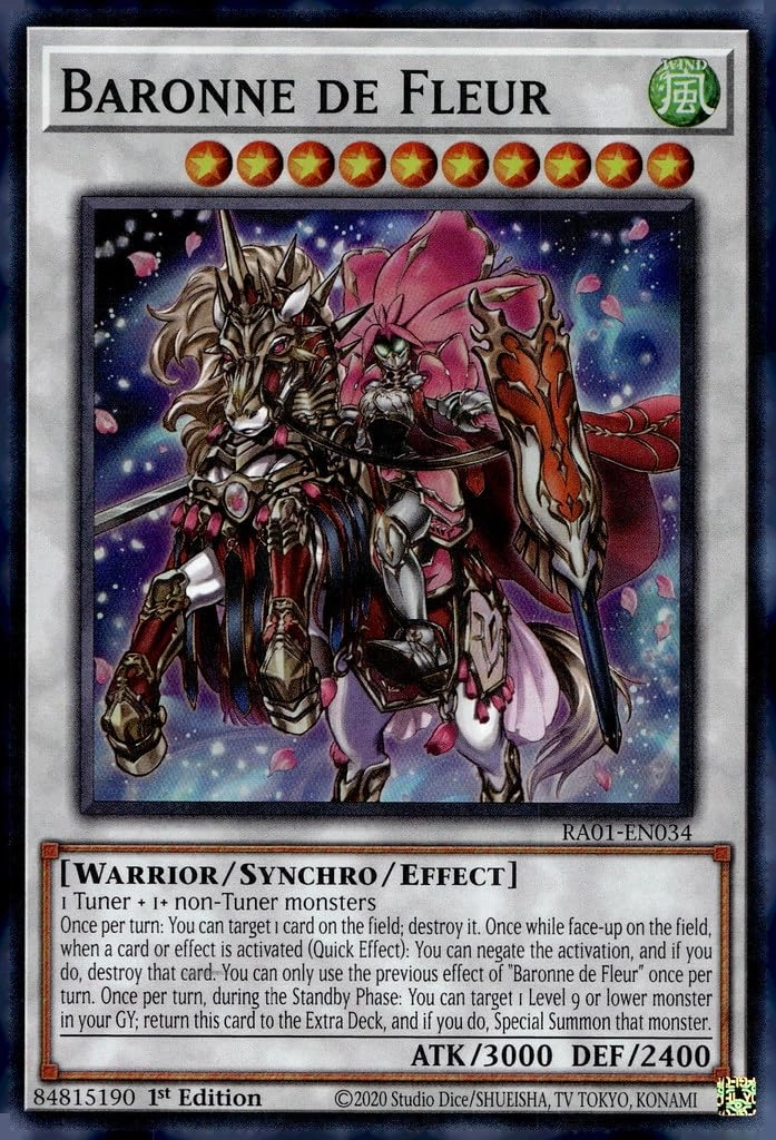 Yu-Gi-Oh! Baronne de Fleur RA01-EN034 - 1st Edition