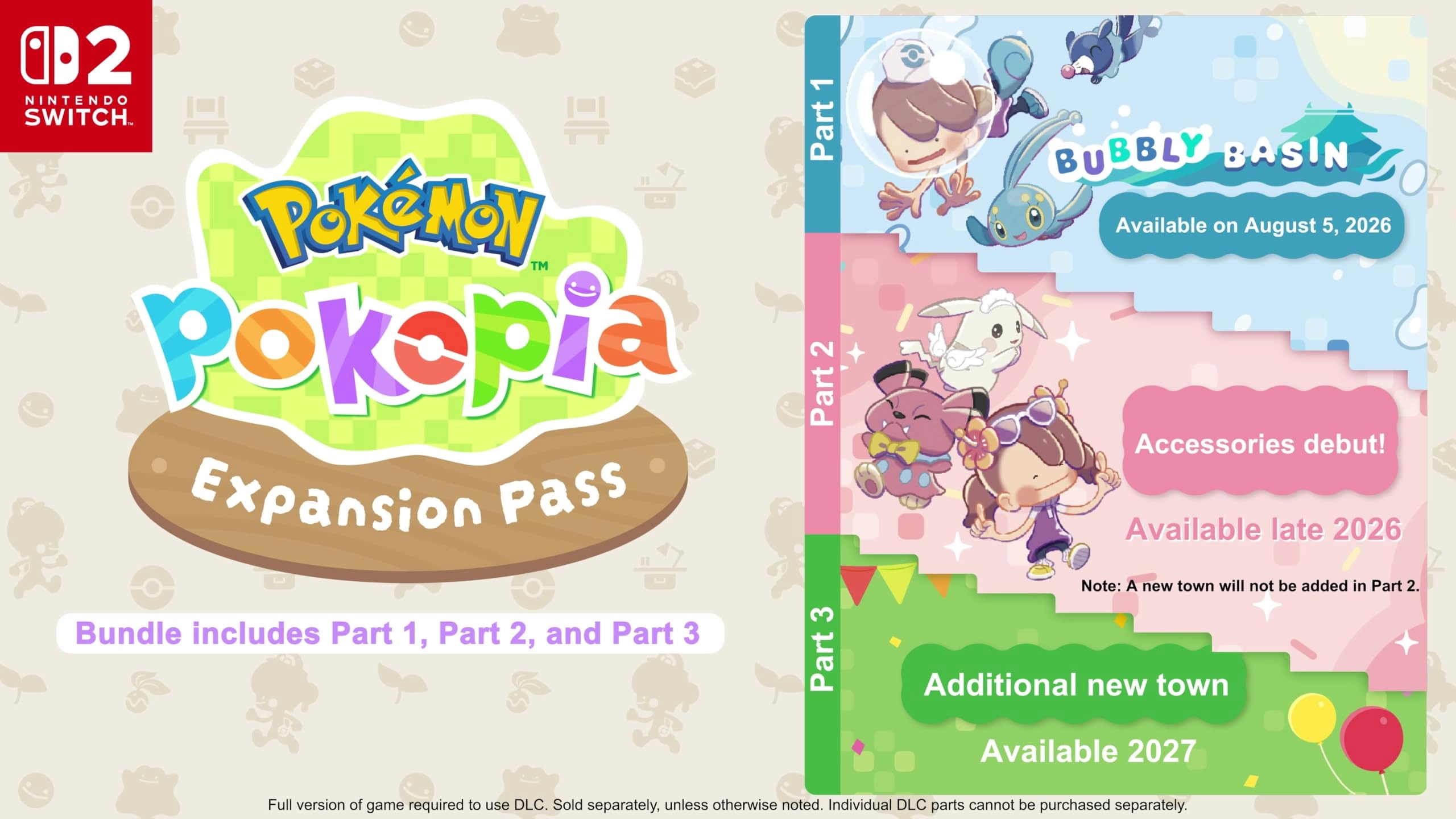 Pokémon Pokopia - Expansion Pass | Nintendo Switch 2