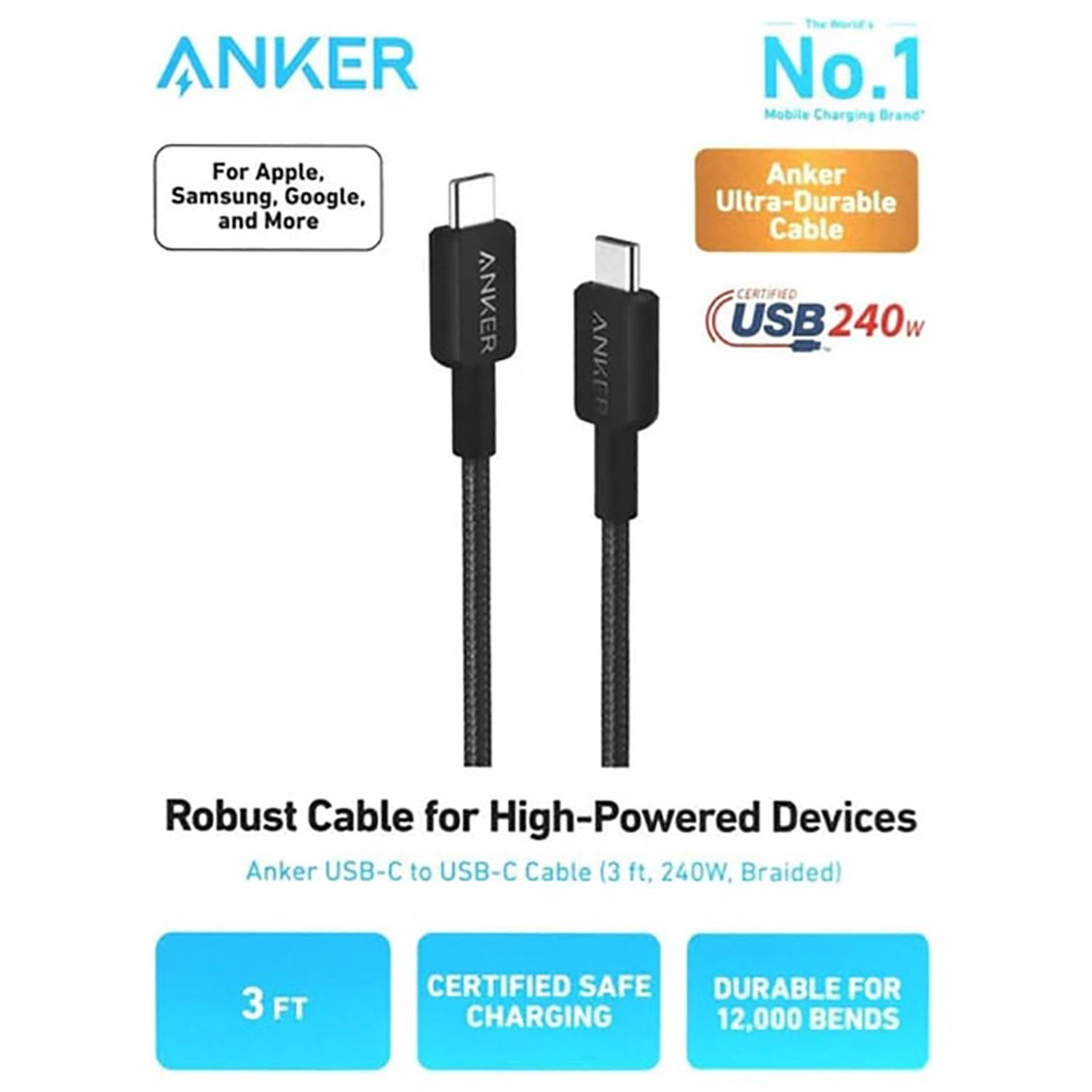 USB-C To USB-C Cable USB-C to USB-C 0.9m