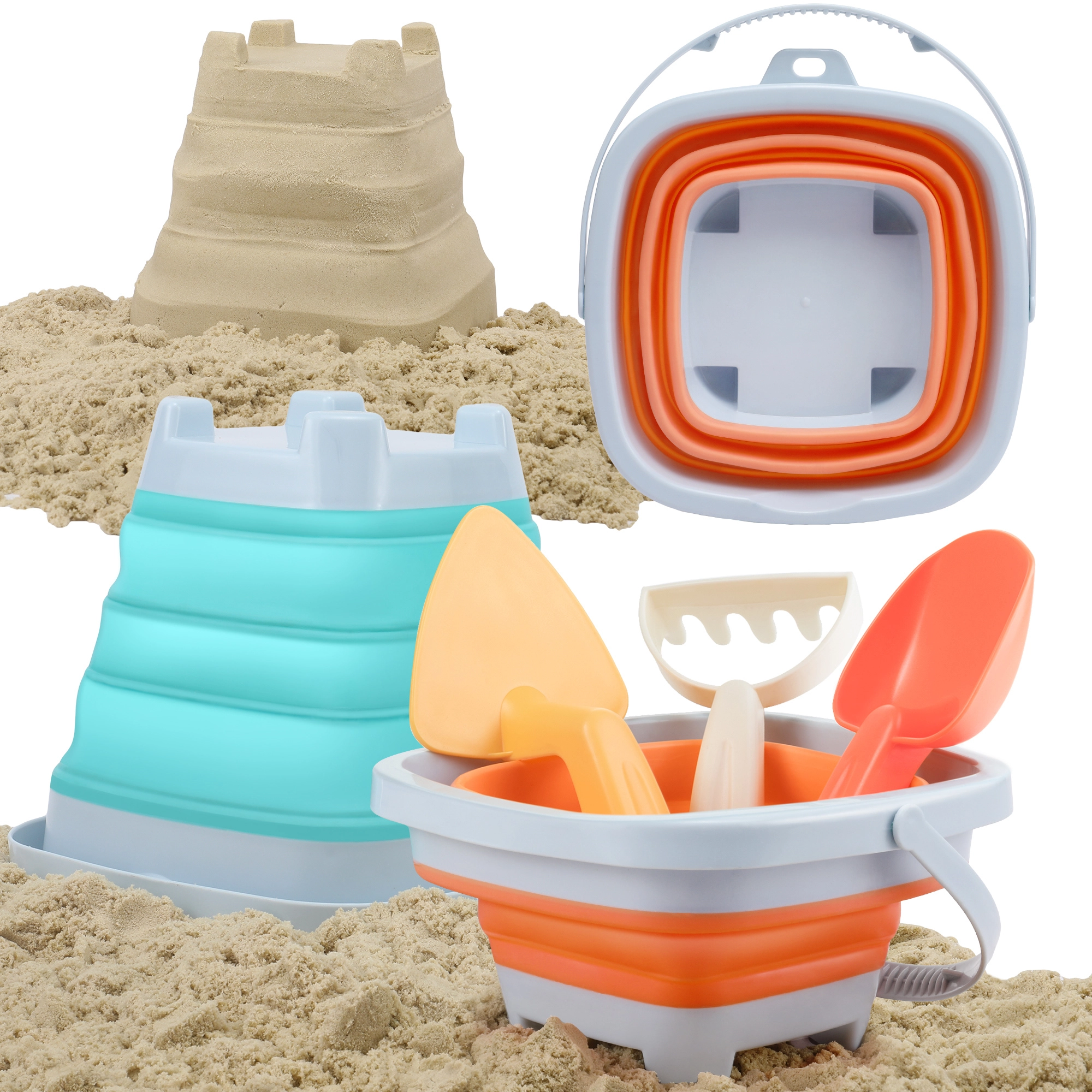 Beach Toys Set - 6 Pcs Foldable