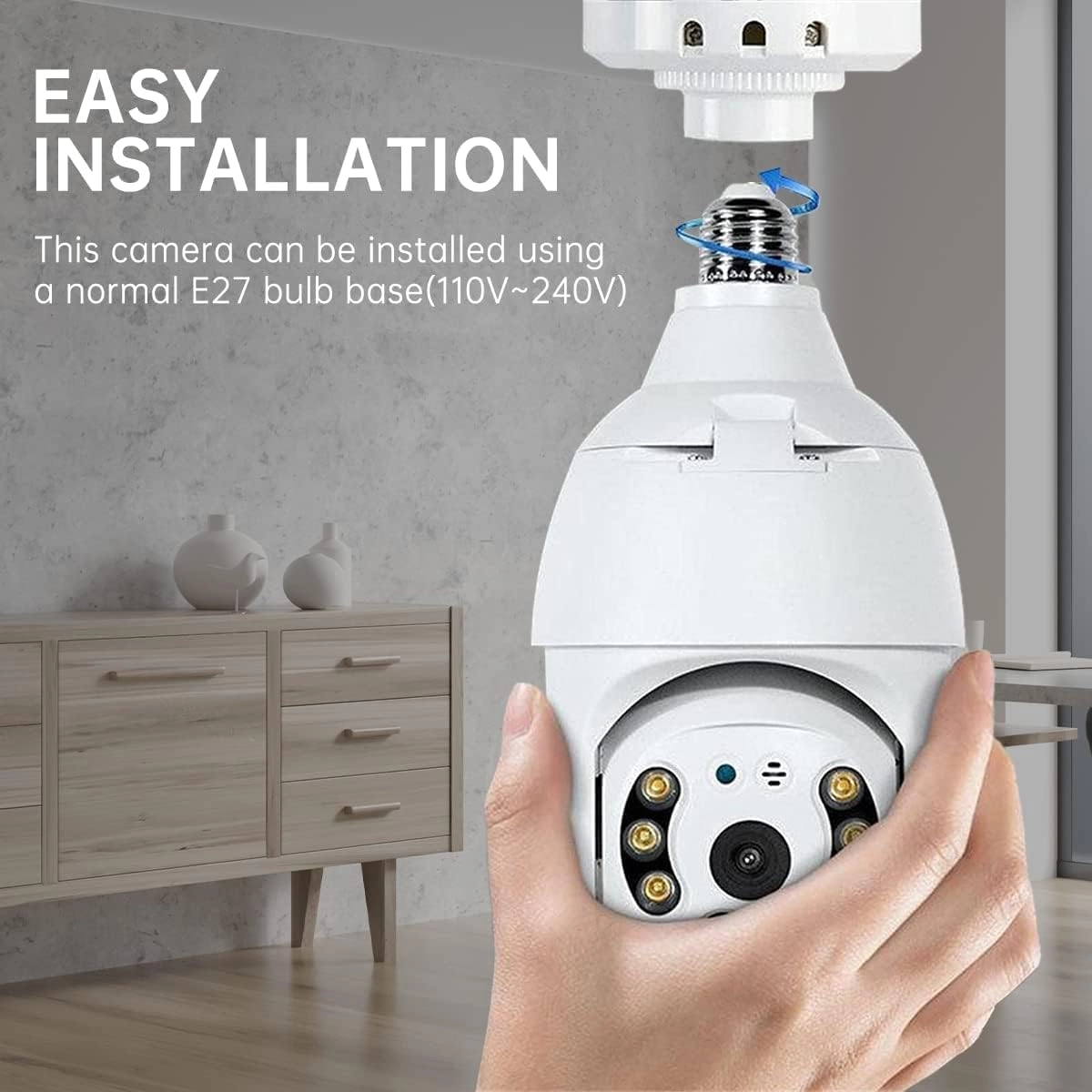 Light Bulb Camera - 1080P Pack