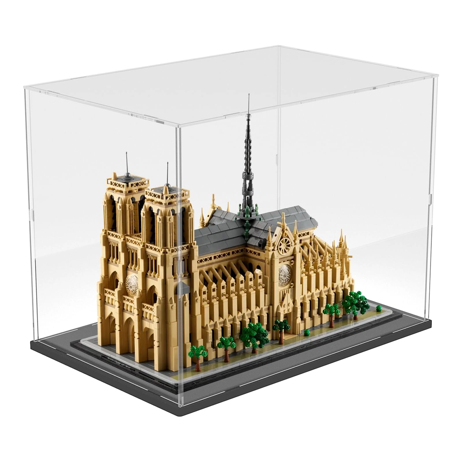 Nynelly_UK Acrylic Display Case - 1 Lego Notre Dame de Paris 21061 Lego Mighty Bowser 71411 Lego Marvel X Mansion 76294