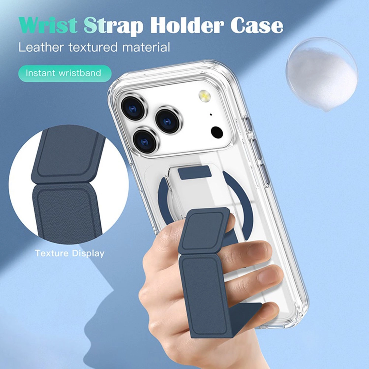 MagSafe Clear Kickstand Case for iPhone 17 Pro Max