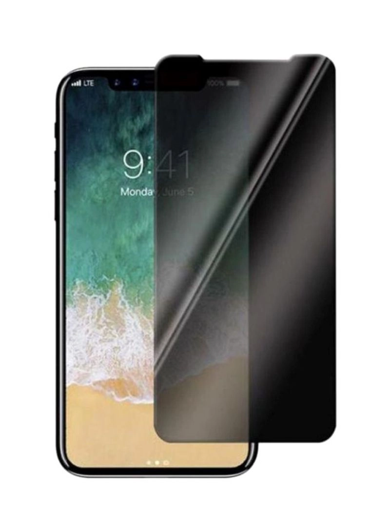 Muzz International Privacy Tempered Glass Screen Protector for iPhone XS