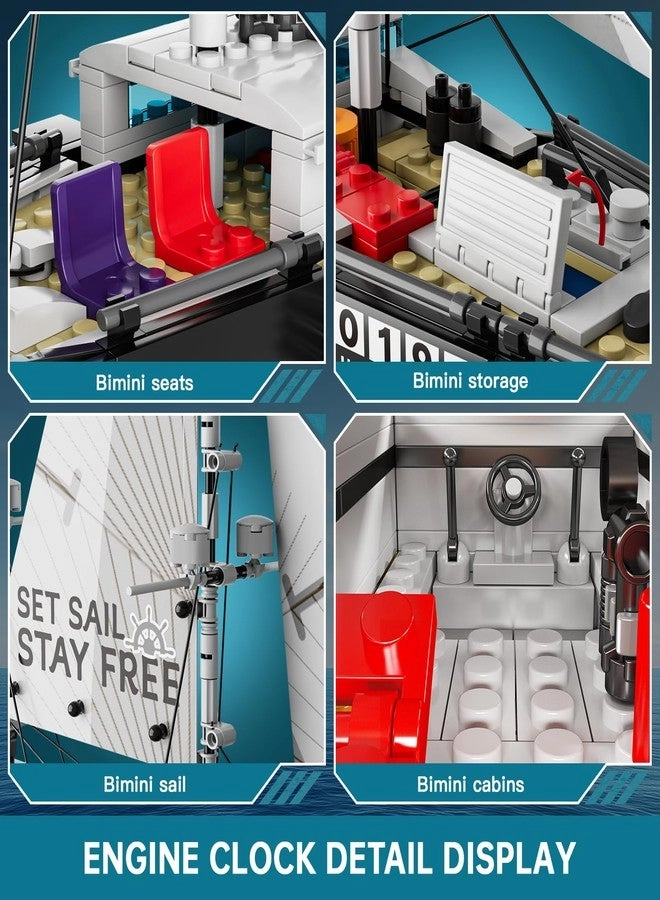 Modern Twin-Masted Sailboat (10194) - Ocean Explorer