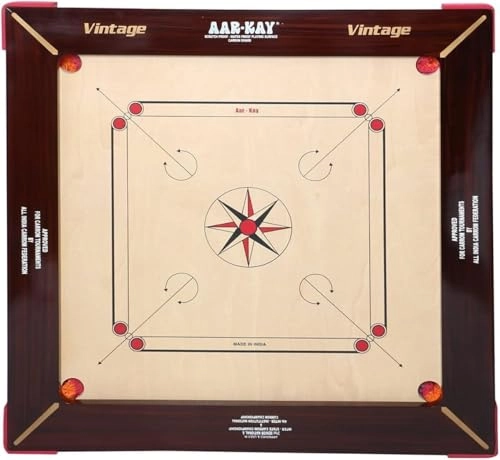 Golden Carrom Board