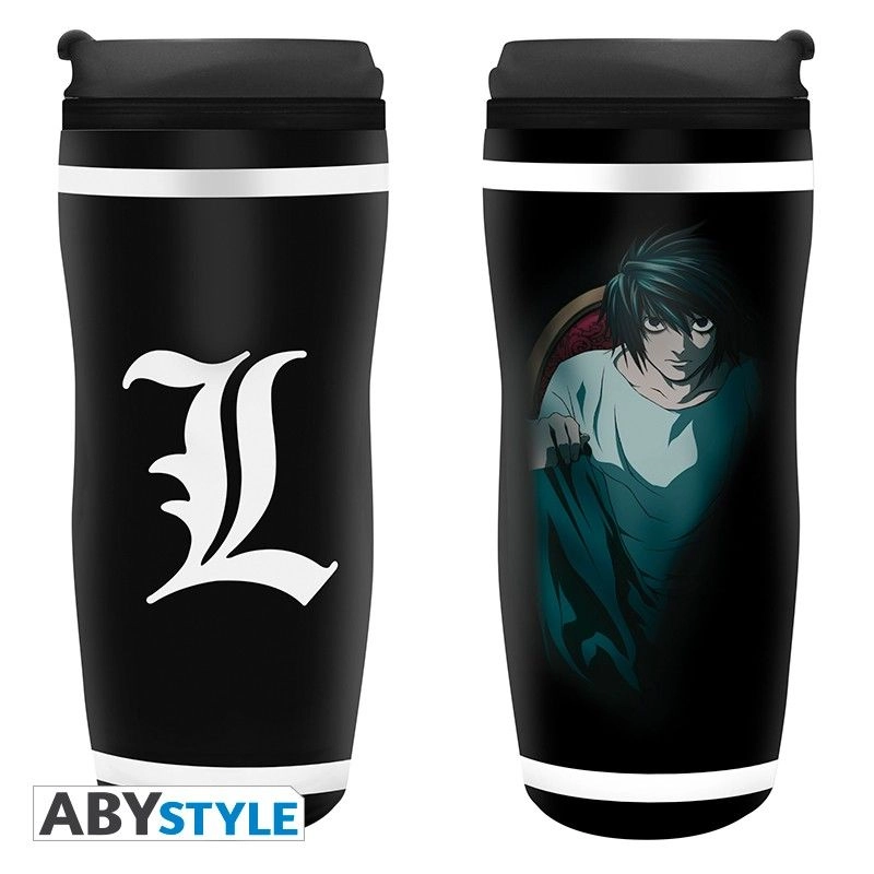 ABYstyle Insulating Plastic Death Note L Travel Mug - 355ml