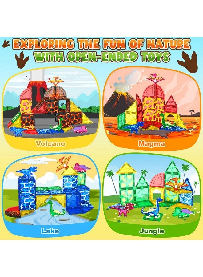 Dinosaur Toys Magnetic Tiles - Dinosaur