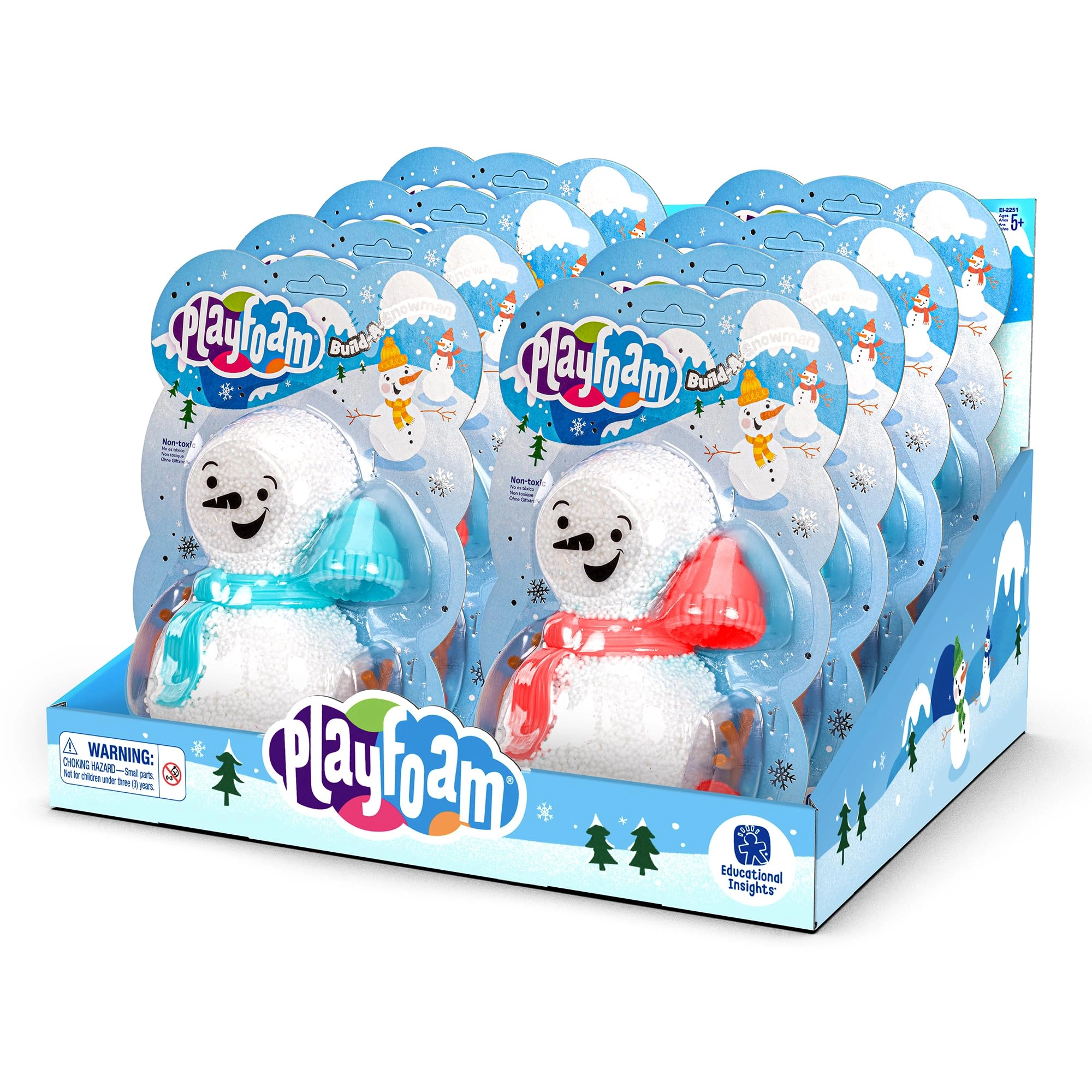 Playfoam Build-a-Snowman - 3+ 3 pieces