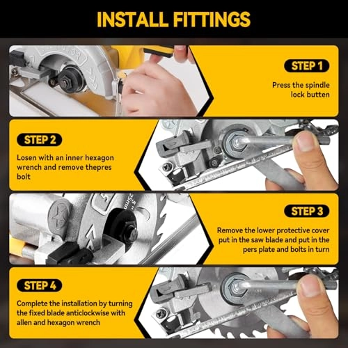 Mini Brushless Circular Saw Cordless 125mm