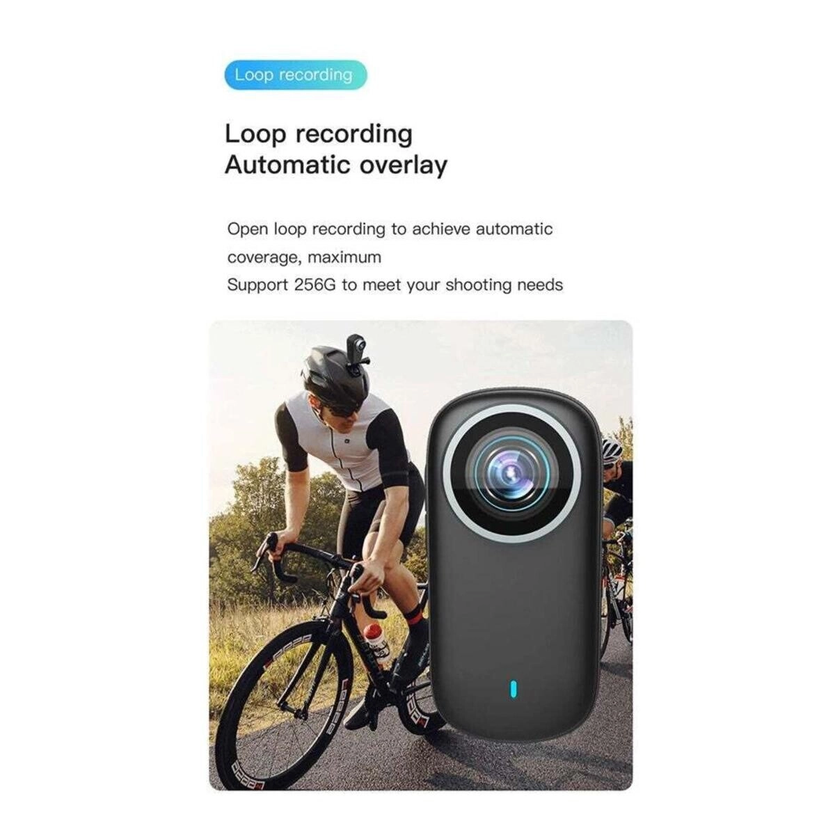 Portable WiFi Mini Sports Camera - 128GB 4K