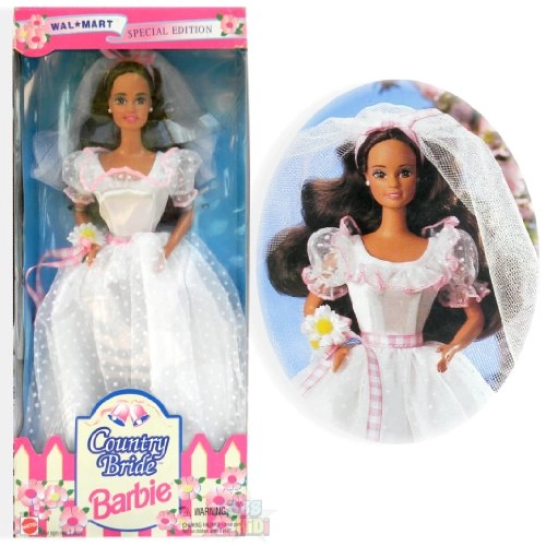 Barbie Country Bride - 11.5" tall Brunette