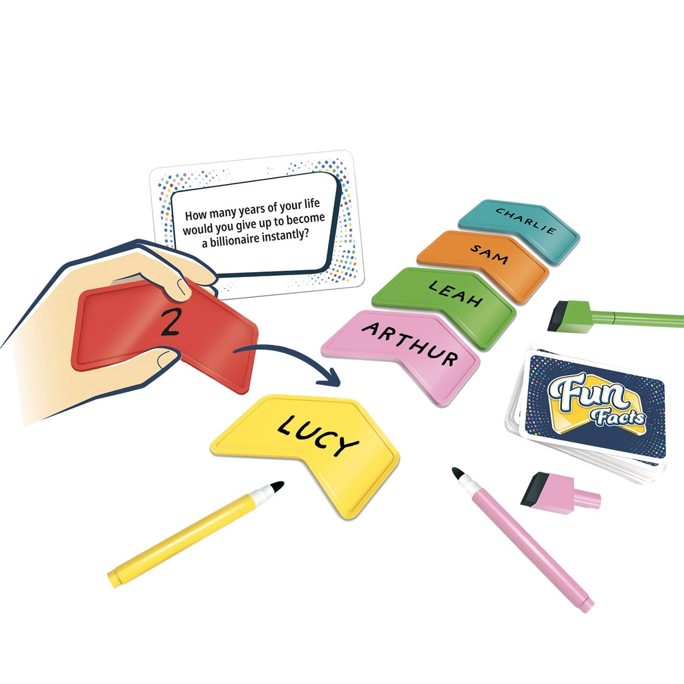 Fun Facts Party Game - English Ages 8+