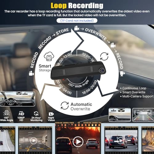 Mirror Dash Cam - 1080P