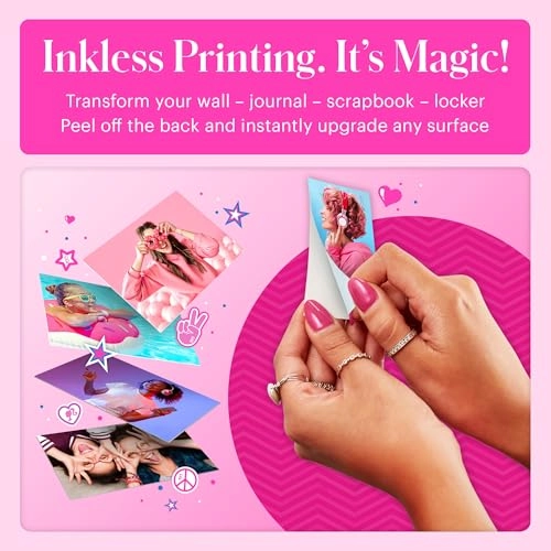 Printomatic - Full-Color Instant Print 5MP + Deluxe Camera Case + Photo Album + Zink Paper - 20 Sheets