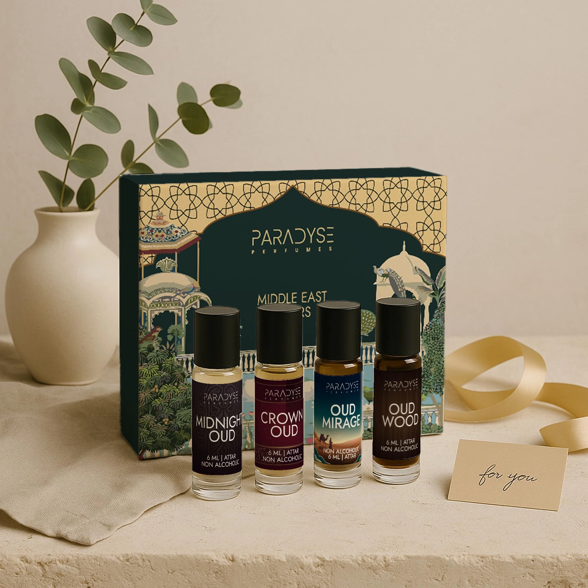 FRAGNANCE & FASHION Midnight Oud - 24ML + Crown Oud + Oud Mirage + Oud Wood