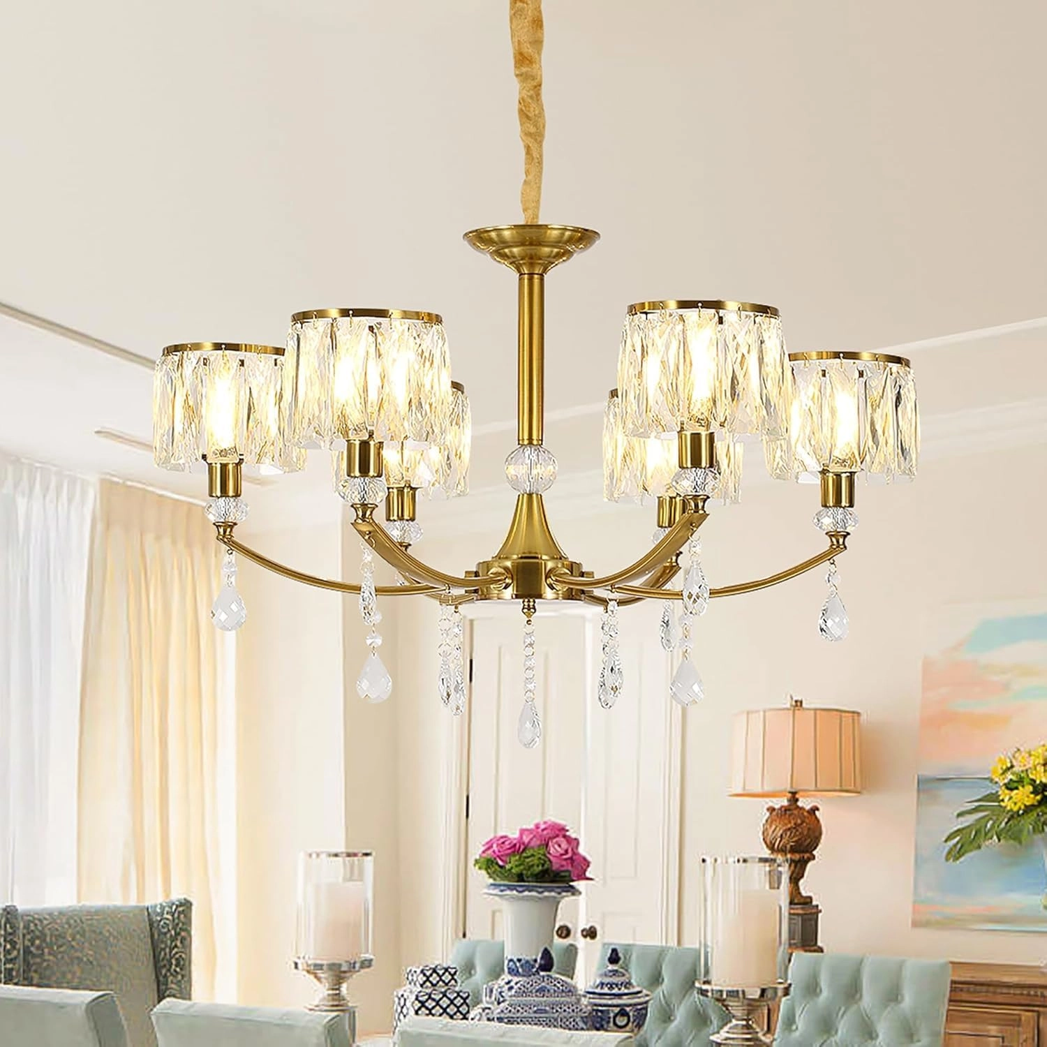 French Country Chandeliers - 90cm/35.4inch