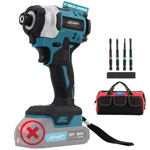 Cordless Impact Driver - 100Ft-lbs 3200RPM Brushless 1/4 inch Hex