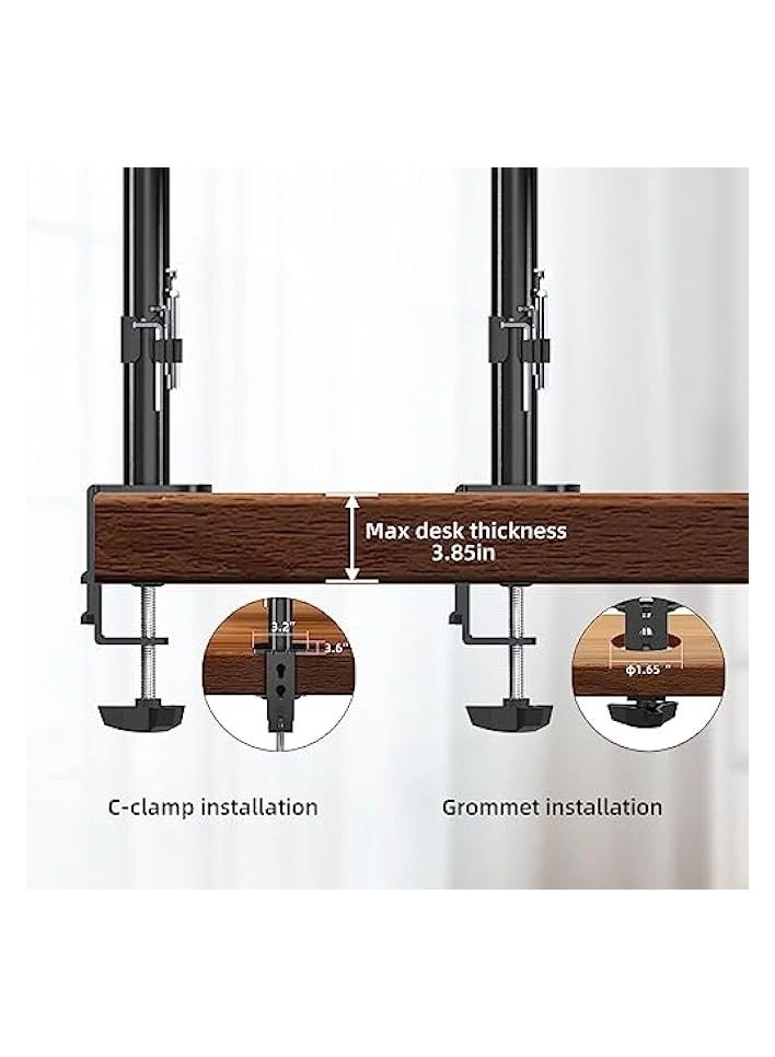 Single Monitor Arm - Single 13-32 Inch VESA 75x75/100x100mm