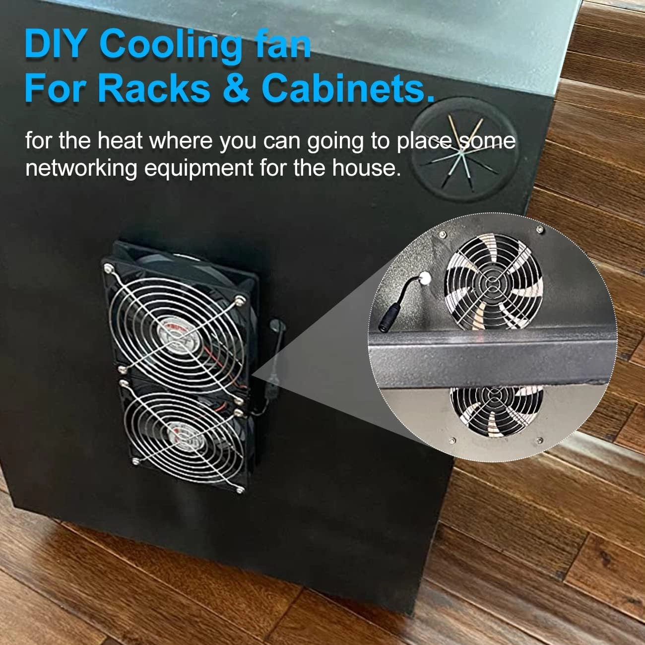 Computer Case Cooling Fan - 2 Pack 120mm x 25mm